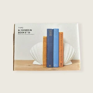 Bookends Muschelform - Neu im Karton - Schwer - Bookend - Bild 1 von 8
