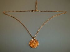 FIVE CENT (NICKEL) COIN - CANADA - GOLD PENDANT NECKLACE - 1943 - 81st BIRTHDAY