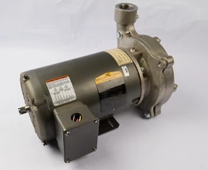 Baldor CJM3158 35T961R286G1 3HP Motor W/ Russell A612SS Centrifugal Pump - Picture 1 of 7