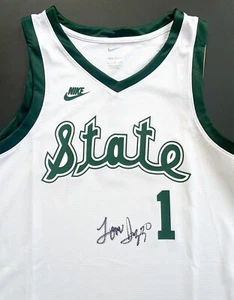 Tom Izzo Signed Autographed Michigan State Spartans Jersey Psa/Dna Coa - Picture 1 of 6