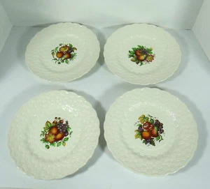Spode Copeland Alden Mittagessen Teller 4er Set Obst Blumen England J Preis - Bild 1 von 11