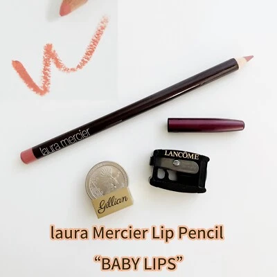 LAURA MERCIER Lip Pencil Crayon BABY LIPS Liner Full Sz + Lancome Sharpener NWOB - Image 1 of 4