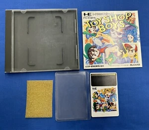 TOY SHOP BOYS NEC PC ENGINE (PCE) HUCARD NTSC-JPN With Case And Manual - Picture 1 of 6