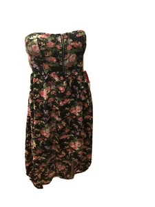 Poetry strapless melon crochet corsetry sexy hi lo ethereal Any Ocasione Dress - Picture 1 of 10