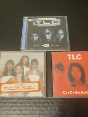 LOT OF 3 TLC CDs The Writing's On The Wall, Fan Mail & Crazy Sexy Cool Tested - Imagem 1 de 4
