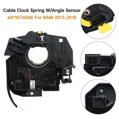 Clock Spring with Angle Sensor 9 PINS Für Dodge RAM 1500 2500 2013-2018 - Bild 1 von 4