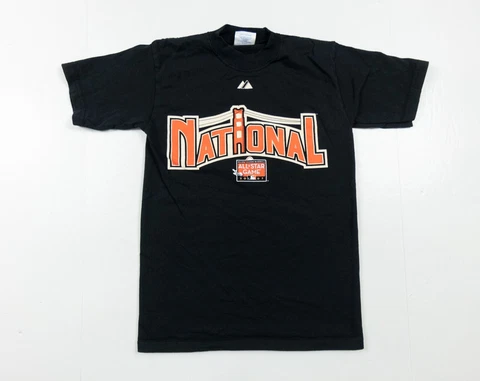 San Francisco Giants Shirt Youth Medium Black Short Sleeve MLB Barry Bonds Tee Cover