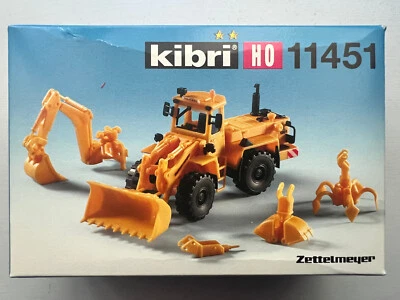 KIBRI 11451 Zettelmayer Heavy-Duty Excavator w/Accessories - Ref.  A008 - Photo 1/3