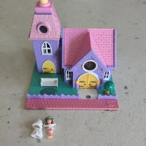 1993 Vintage Polly Pocket light up wedding chapel set  Bluebird Toys lights  - Picture 1 of 12