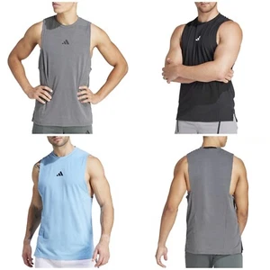 NWT Men's Adidas Designed For Training Workout Tank Top M,L MSRP $30 - Picture 1 of 10