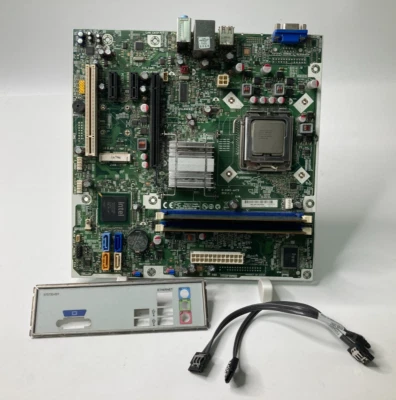 HP 500B H-IG41-uATX w/ LGA 775 Intel Pentium E5800 DDR3 4GB Ram - Image 1 of 4