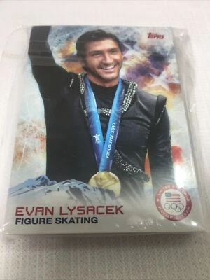 (30) CARDS OF EVAN LYSACEK 2014 TOPPS USA WINTER OLYMPIC FIGURE SKATING CARD #57 - Image 1 of 4