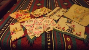 Lot of Vintage  Southwest Mexican Table Linen / Napkins  as shown in pictures - Picture 1 of 10