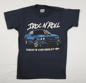 Camiseta vintage Chevy Camaro IROC-Z niños 10-12 puntada única stock muerto años 80, EE. UU. - Imagen 1 de 3