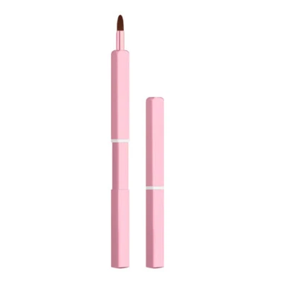 Cepillo de labios retráctil portátil maquillaje cosmético lápiz labial cepillo para viajar ↟ Foto 1 de 4