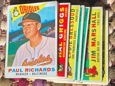 1960 Topps Baseball Card Singles - Complete Your Set - Pick - Yankees Kluszewski