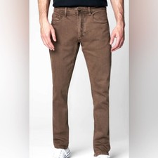 Mens BLANK NYC WOOSTER Slim Fit DENIM JEANS Sandcastle Brown 38 x 32