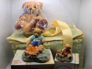 Cherished Teddies Bär Figur 2005 Membear Kit Kate Evie Isoliertasche Plüsch - Bild 1 von 23