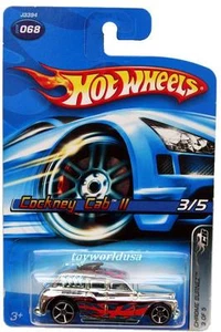 2006 Hot Wheels #68 Chrom Burnez Cockney Cab II Chrom Motor Mittelräder - Bild 1 von 1