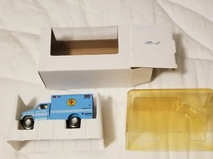 K-Line Rescue Team Motorized Ambulance Railroad Blue O Scale #K899-129 VERY RARE - Picture 1 of 8