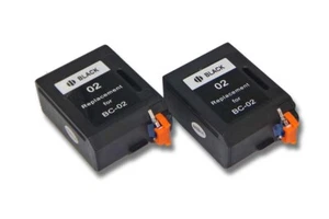 2 Druckerpatronen Schwarz für Canon BJC251 BJC250 J 23ml - Afbeelding 1 van 1