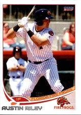 2017 Florida Fire Frogs Choice #24 Austin Riley - NM Baseball Card