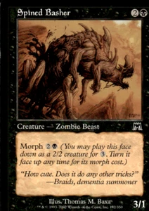 MTG Magic The Gathering Card Spined BasherCreatureZombie Beast Black Onslaught - Picture 1 of 2