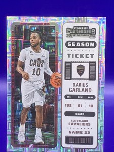 2022-23 Panini Contenders Season Ticket Darius Garland #26 MOJO PRIZM Cavaliers