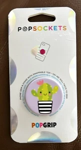 Popsockets Popgrip for Cell Phone NEW Smiling Cactus Authentic - Photo 1 sur 4