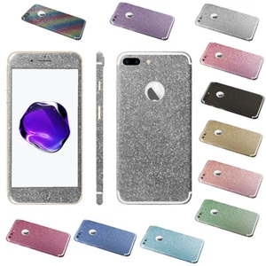 Glitzerfolie iPhone 8 / 7 Skins Glitter Bling Full Body Schutzfolie Designfolie - Picture 1 of 28