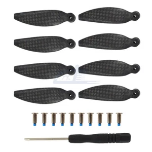 8pcs For DJI Mini 4K Accessories Low-Noise Propellers Carbon Fiber Prop Blade - Picture 1 of 12