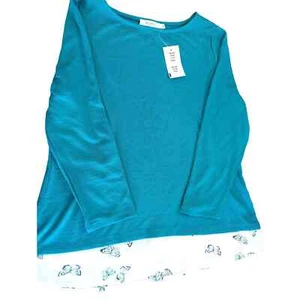 NWT Ricki's Dress Top Butterflies Women's M - Picture 1 of 6