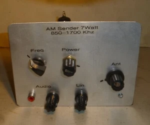 Mittelwellen AM Sender Robuster Röhren Short wave Transmitter mit 7 Watt - Photo 1/3