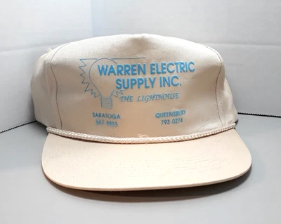 Vintage Warren Electric Supply Inc The Lighthouse Truckers Hat Cap Snapback 90s - Image 1 of 4