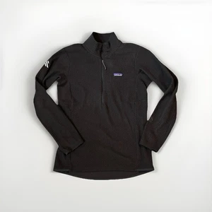 Patagonia Womens M Brown 1/2 Zip Polyester Fleece Pullover Medium REED Athletic - Picture 1 of 7