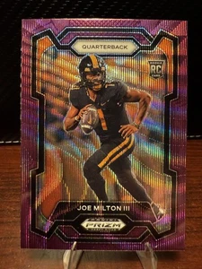 Joe Milton III Purple Wave Prizm Rookie-2024 Panini Prizm Draft Picks Volunteers - Picture 1 of 2