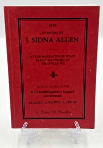 1929 Memoiren von J Didna Allen Eine wahre Erzählung Hillsville 1999 Ausgabe Taschenbuch - Bild 1 von 10
