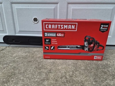 Craftsman S205 46cc 2-Cycle 20-in Gas Powered Chainsaw (CMXGKAMY462S) - Image 1 of 4