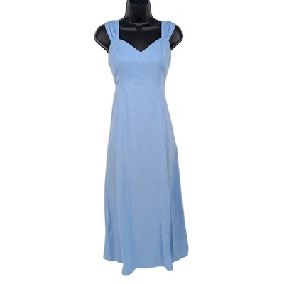 Maxi Vestido Ryegrass Mujer Talla S Calado Lechera Mezcla de Lino Coastal Cottage Foto 1 de 4