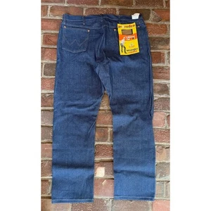 Pantalones de mezclilla Wrangler para hombre corte vaquero ajuste original azul 40x32 western 13MWZ rodeo - Imagen 1 de 6