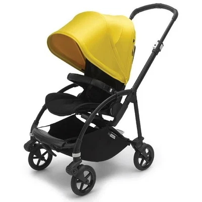 Cochecito de asiento individual estándar Bugaboo Bee todo negro Foto 1 de 4