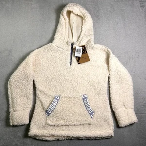Chance or Fate Sherpa Hoodie Kids Medium 1/4 Zip Snow Peak White Squad Winter - Picture 1 of 9