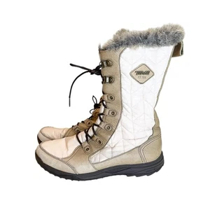 Teva 1001458 Lenawee wasserdichte Thinsulate Steppstiefel Kunstfell braun elfenbein 9 - Bild 1 von 10