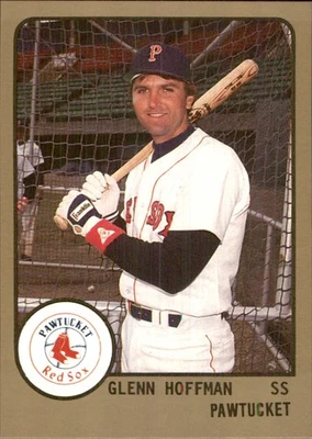 Glenn Hoffman 1988 ProCards #465 RC Pawtucket Red Sox *AutographDen* - Image 1 of 2