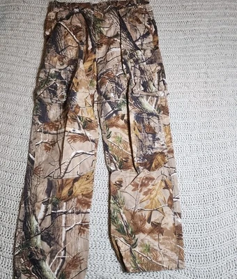 Game Winner Pants Mens Medium Realtree Camo Hunting  Adjustable Waist 28" Inseam - Image 1 of 4