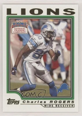 2004 National Trading Card Day Charles Rogers (Topps) #6 - Image 1 of 2