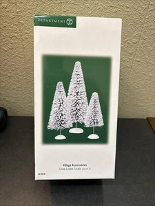 Departamento 56 ~ Accesorios de pueblo ~ Sisales cargados de nieve ~ Juego de 3 ~ 810836 - Imagen 1 de 3