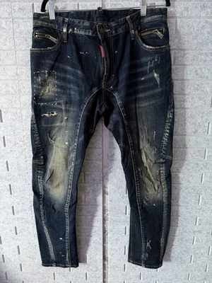 Jeans azules para hombre Dsquared2 talla 50 usados hechos en Italia Foto 1 de 4
