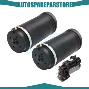 3PCS Rear Air Suspension Spring & Compressor For Mercedes W251 R320 R350 R500 - Picture 1 of 10