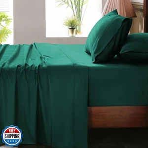 Overket extra tiefe Taschen King Bettwäsche 18-24 Zoll 100 % ägyptische Baumwolle 1000 T - Bild 1 von 5